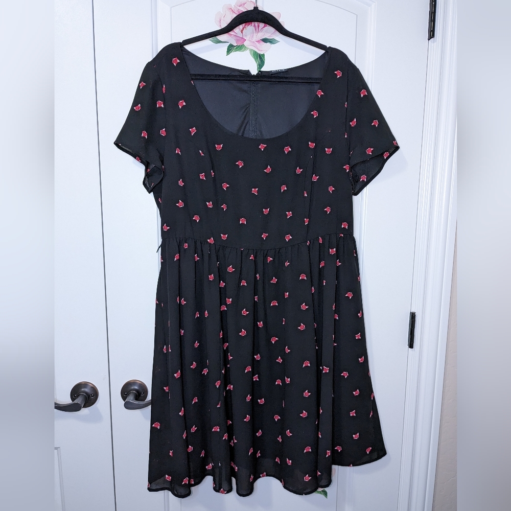 Torrid Dress with Foxes